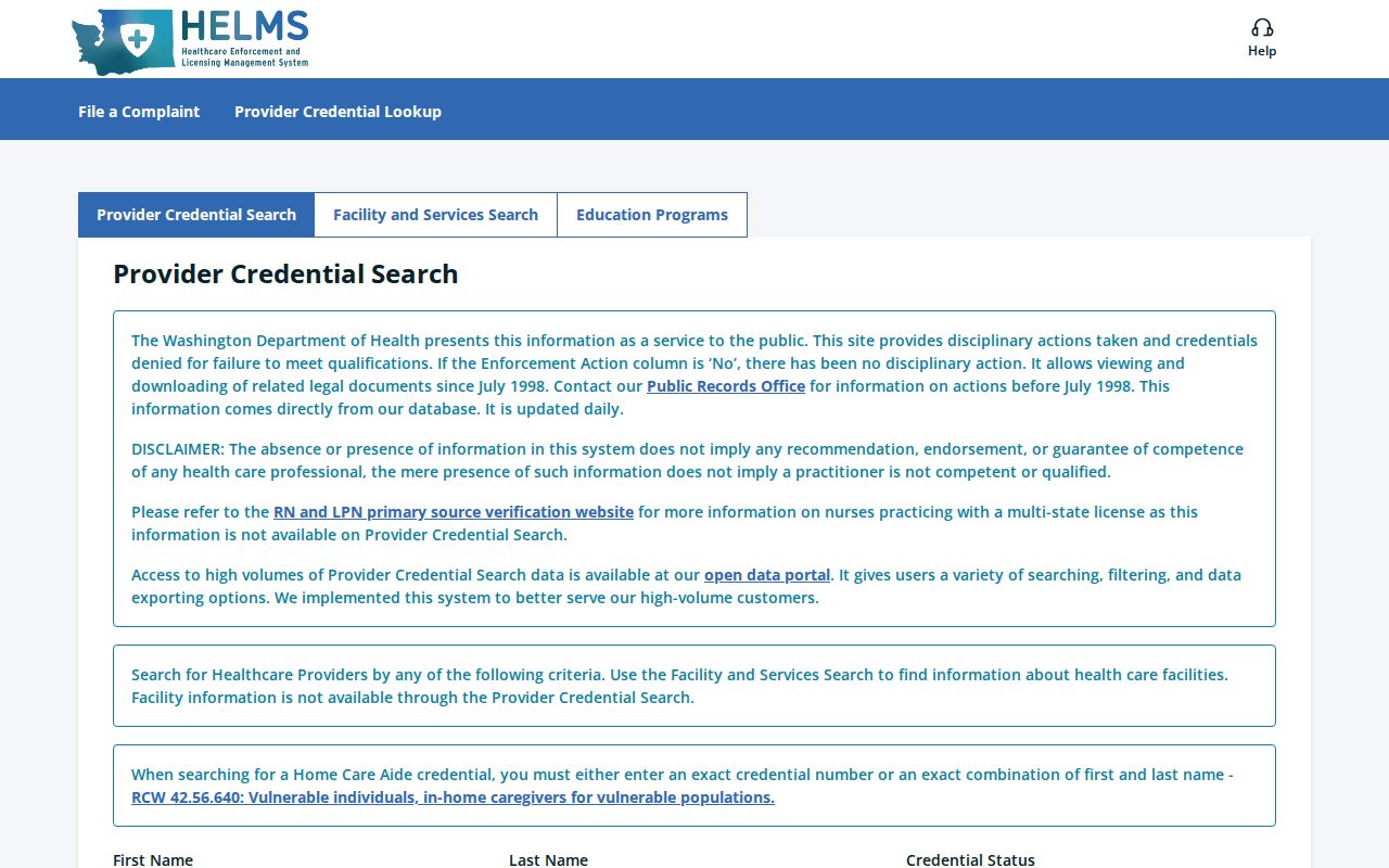 Mercer Island people search by professional credential