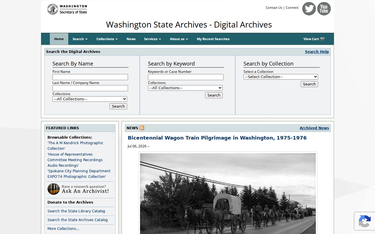 Mercer Island people search in Washington Digital Archives